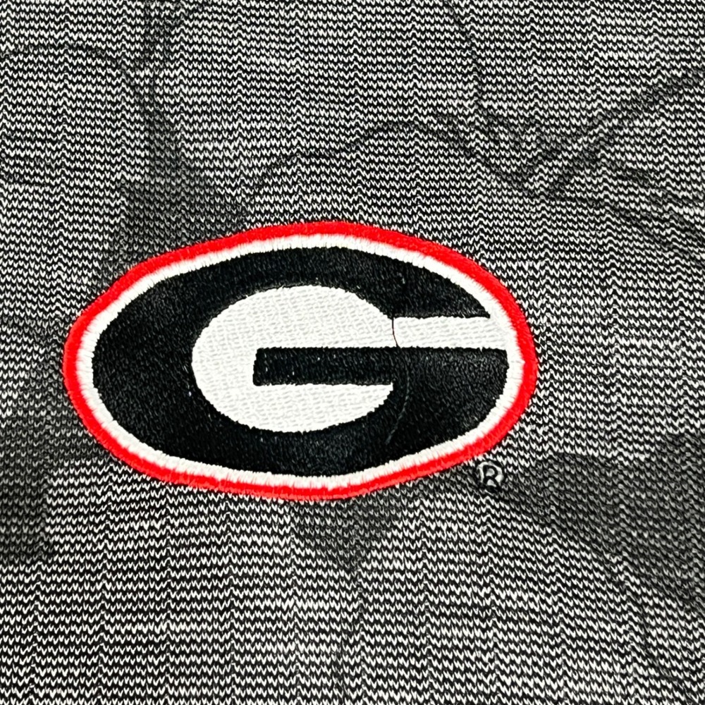 Tommy Bahama Georgia Bulldogs Mens 4XLB Polo Shirt Grey Floral Hawaiian UGA - Picture 7 of 8